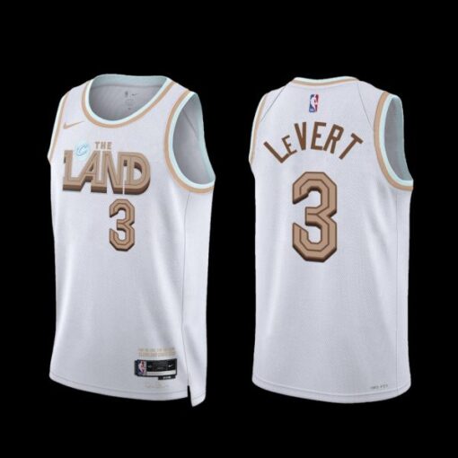 Cleveland Cavaliers Caris LeVert 2022-23 City Edition Jersey White