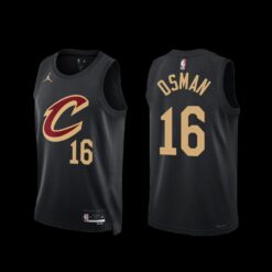 Cleveland Cavaliers Cedi Osman 2022-23 Statement Edition Jersey Black