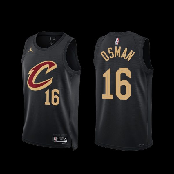Cleveland Cavaliers Cedi Osman 2022-23 Statement Edition Jersey Black Cleveland Cavaliers Cedi Osman 2022-23 Statement Edition Jersey Black