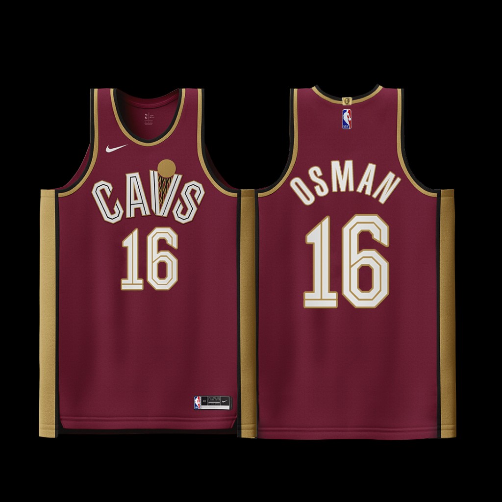 Cleveland Cavaliers Cedi Osman Icon Edition Maroon Jersey Cleveland Cavaliers Cedi Osman Icon Edition Maroon Jersey