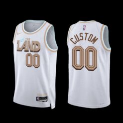 Cleveland Cavaliers Custom 2022-23 City Edition Jersey White