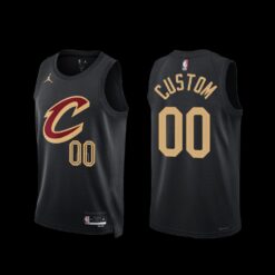 Cleveland Cavaliers Custom 2022-23 Statement Edition Jersey Black