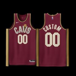 Cleveland Cavaliers Custom Maroon Jersey Icon Edition