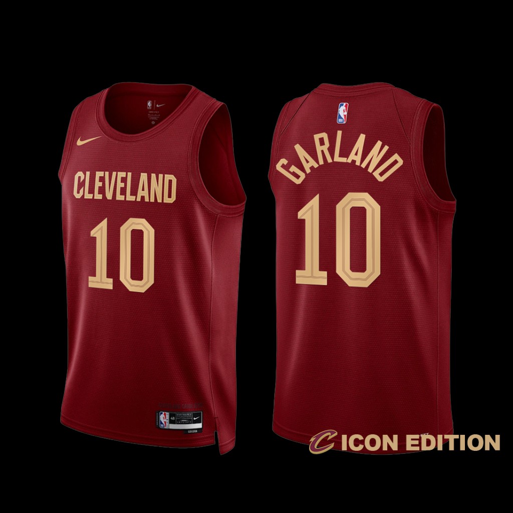 Cleveland Cavaliers Darius Garland 2022-23 Icon Edition Jersey Wine Cleveland Cavaliers Darius Garland 2022-23 Icon Edition Jersey Wine