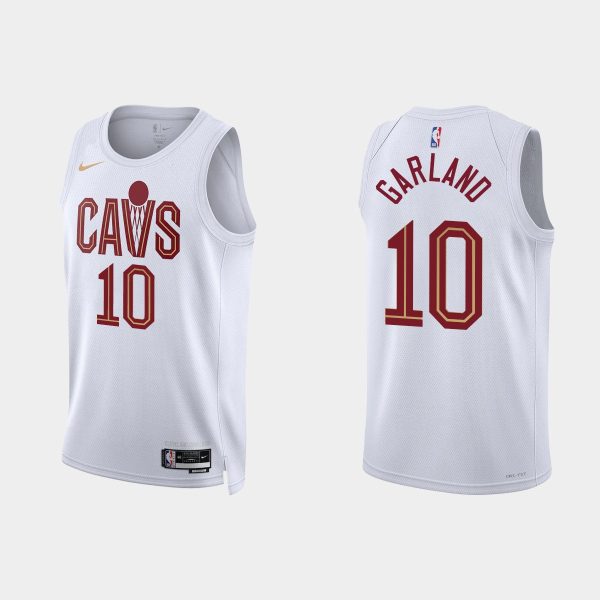 Cleveland Cavaliers Darius Garland 2022-23 White Association Edition Jersey Cleveland Cavaliers Darius Garland 2022-23 White Association Edition Jersey