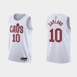 Cleveland Cavaliers Darius Garland 2022-23 White Association Edition Jersey