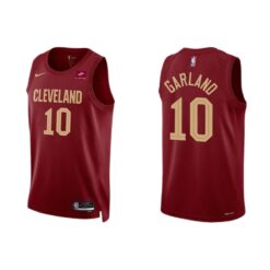 Cleveland Cavaliers Darius Garland 2022-23 Wine Icon Edition Jersey