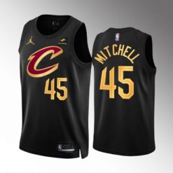 Cleveland Cavaliers Donovan Mitchell 2022-23 Black Statement Edition Jersey