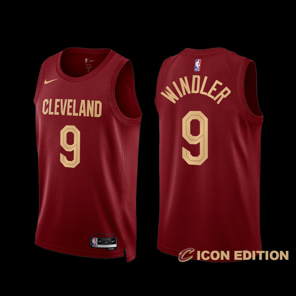Cleveland Cavaliers Dylan Windler 2022-23 Icon Edition Jersey Wine Cleveland Cavaliers Dylan Windler 2022-23 Icon Edition Jersey Wine