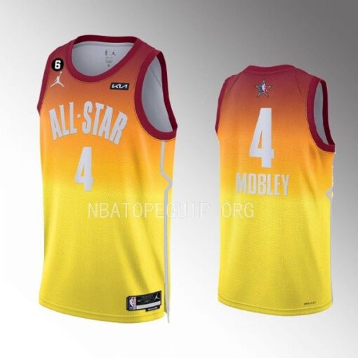 Cleveland Cavaliers Evan Mobley 2023 NBA All-Star Draft Orange Jersey