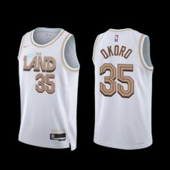 Cleveland Cavaliers Isaac Okoro 2022-23 City Edition Jersey White