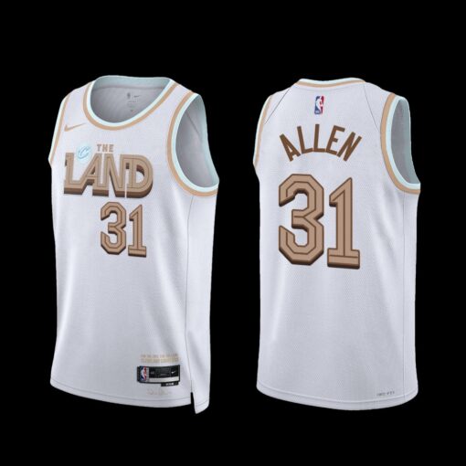 Cleveland Cavaliers Jarrett Allen 2022-23 City Edition Jersey White