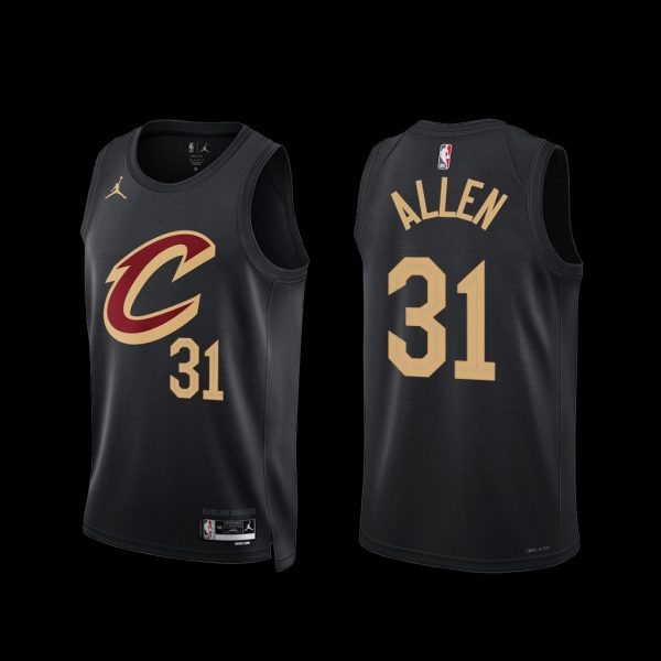 Cleveland Cavaliers Jarrett Allen 2022-23 Statement Edition Jersey Black Cleveland Cavaliers Jarrett Allen 2022-23 Statement Edition Jersey Black