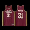 Cleveland Cavaliers Jarrett Allen 2022-23 Icon Edition Jersey Wine