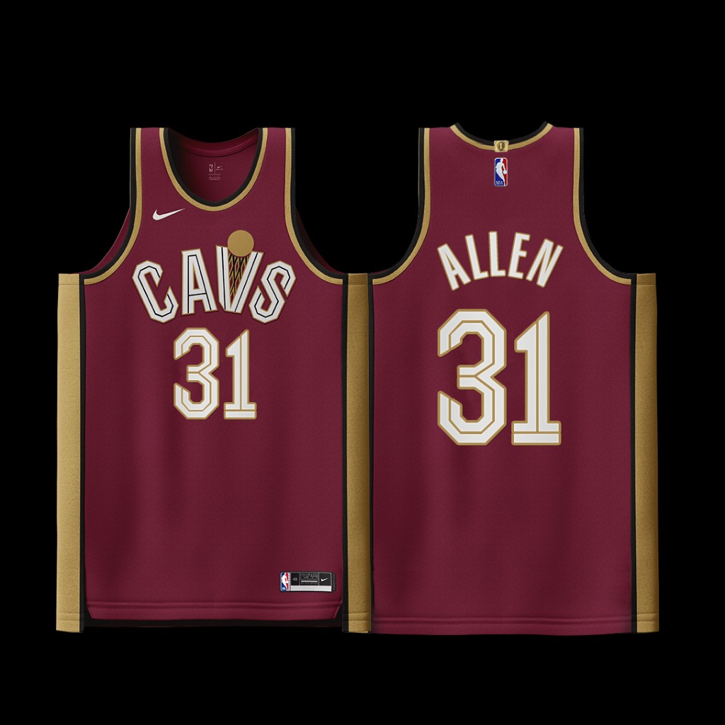 Cleveland Cavaliers Jarrett Allen Icon Edition Maroon Jersey Cleveland Cavaliers Jarrett Allen Icon Edition Maroon Jersey