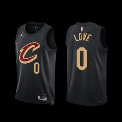 Cleveland Cavaliers Kevin Love 2022-23 Statement Edition Jersey Black