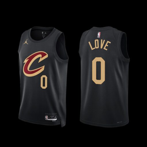Cleveland Cavaliers Kevin Love 2022-23 Statement Edition Jersey Black