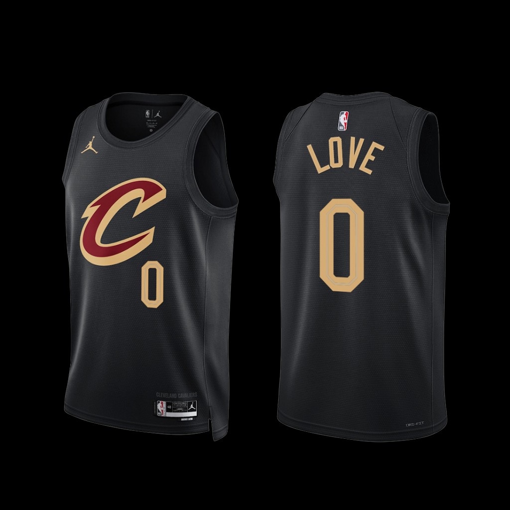 Cleveland Cavaliers Kevin Love 2022-23 Statement Edition Jersey Black Cleveland Cavaliers Kevin Love 2022-23 Statement Edition Jersey Black