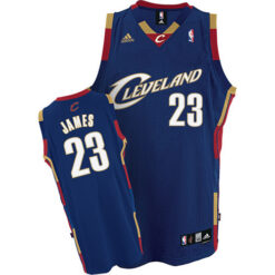 Cleveland Cavaliers LeBron James Navy Throwback Jersey