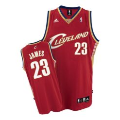 Cleveland Cavaliers LeBron James Red Throwback Jersey