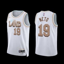 Cleveland Cavaliers Raul Neto 2022-23 City Edition Jersey White