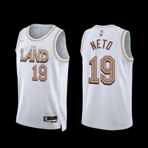 Cleveland Cavaliers Raul Neto 2022-23 City Edition Jersey White