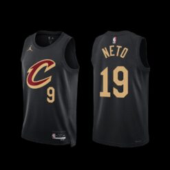 Cleveland Cavaliers Raul Neto 2022-23 Statement Edition Jersey Black