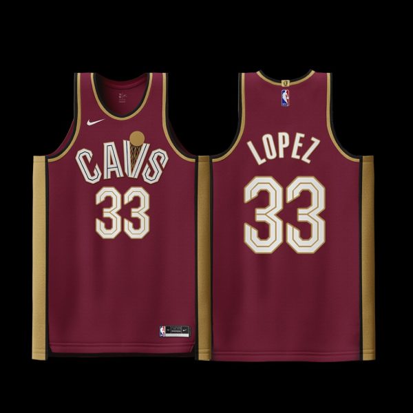 Cleveland Cavaliers Robin Lopez Icon Edition Wine Jersey Cleveland Cavaliers Robin Lopez Icon Edition Wine Jersey
