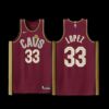 Cleveland Cavaliers Robin Lopez 2022-23 Icon Edition Jersey Wine