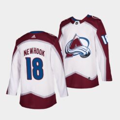 Colorado Avalanche Alex Newhook Road White Jersey
