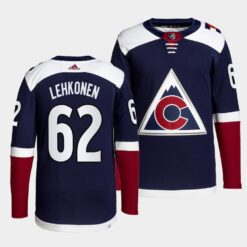 Colorado Avalanche Artturi Lehkonen Alternate Navy Jersey