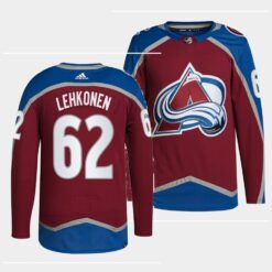 Colorado Avalanche Artturi Lehkonen Home Burgundy Jersey
