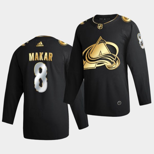 Colorado Avalanche Cale Makar Golden Edition Limited Black Jersey Colorado Avalanche Cale Makar Golden Edition Limited Black Jersey