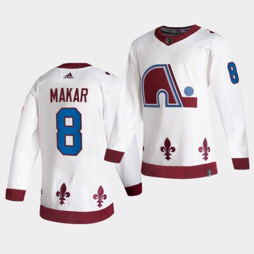 Colorado Avalanche Cale Makar Reverse White Jersey