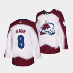 Colorado Avalanche Cale Makar Road White Jersey