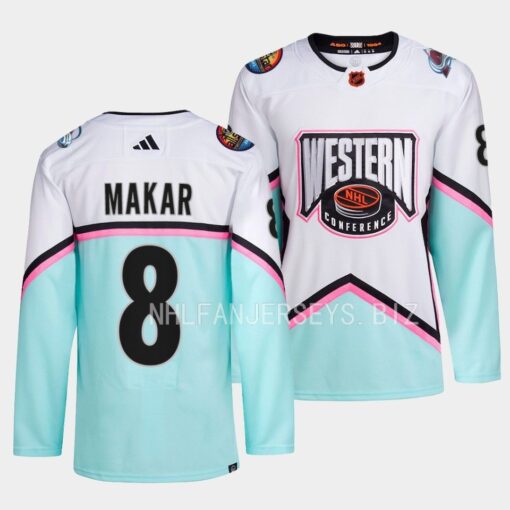 Colorado Avalanche Cale Makar Western Conference 2023 NHL All-Star White Jersey