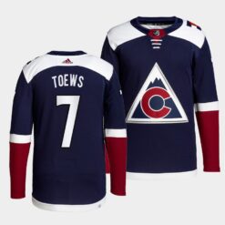 Colorado Avalanche Devon Toews Alternate Navy Jersey