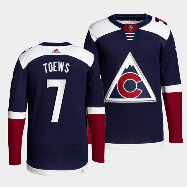 Colorado Avalanche Devon Toews Alternate Navy Jersey Colorado Avalanche Devon Toews Alternate Navy Jersey
