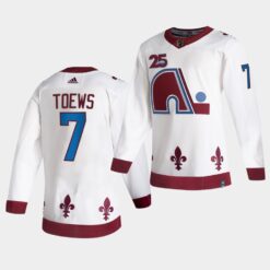 Colorado Avalanche Devon Toews Reverse White Special Edition Jersey