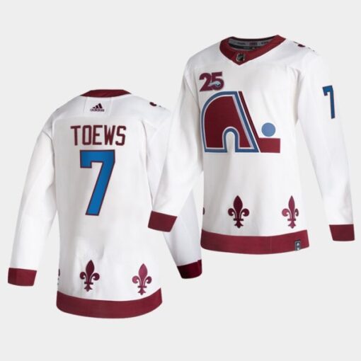 Colorado Avalanche Devon Toews Reverse White Special Edition Jersey