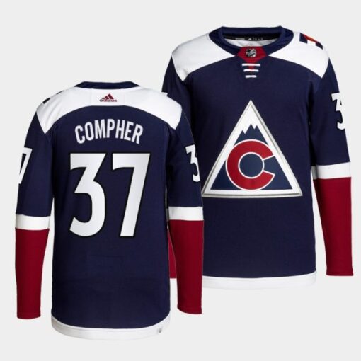 Colorado Avalanche J.T. Compher Alternate Navy Jersey