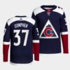 Colorado Avalanche J.T. Compher Golden Edition Limited Black Jersey