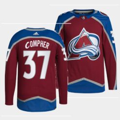 Colorado Avalanche J.T. Compher Home Burgundy Jersey