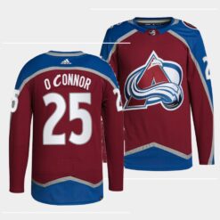 Colorado Avalanche Logan O’Connor Home Burgundy Jersey
