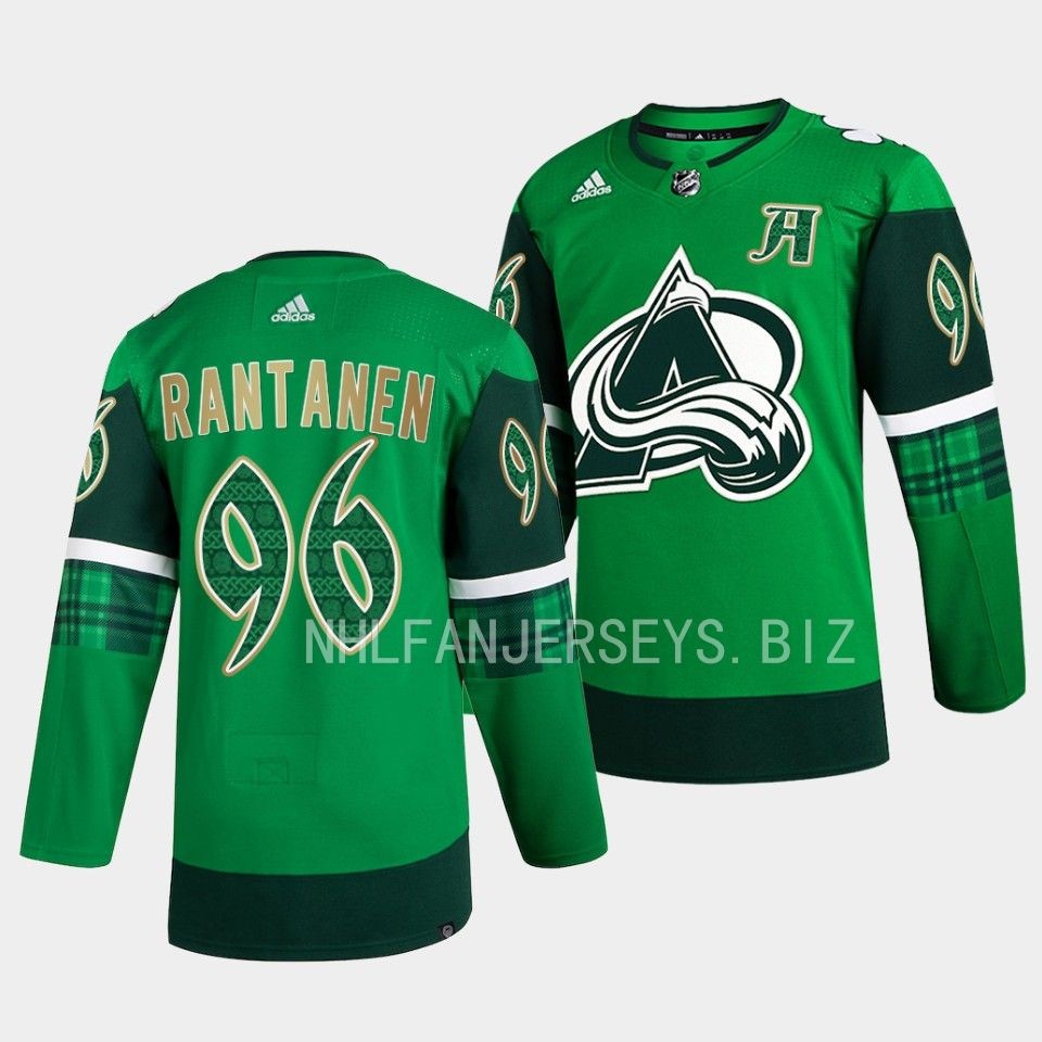 Colorado Avalanche Mikko Rantanen 2023 St. Patricks Day Green Jersey Colorado Avalanche Mikko Rantanen 2023 St. Patricks Day Green Jersey