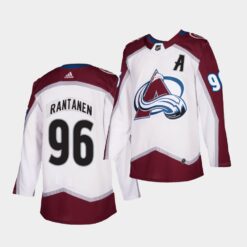 Colorado Avalanche Mikko Rantanen Away White Jersey