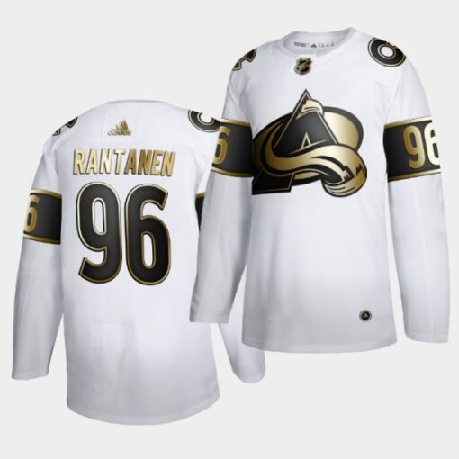 Colorado Avalanche Mikko Rantanen Golden Edition White Jersey