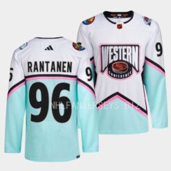 Colorado Avalanche Mikko Rantanen Western Conference 2023 NHL All-Star White Jersey