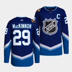 Colorado Avalanche Nathan MacKinnon 2022 NHL All-Star Blue Jersey