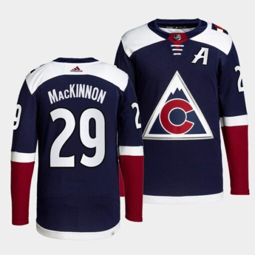 Colorado Avalanche Nathan MacKinnon Alternate Navy Jersey